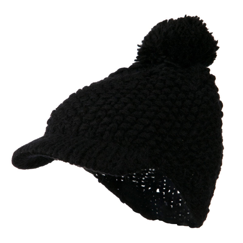 Woman's Wool Knit Blend Beanie