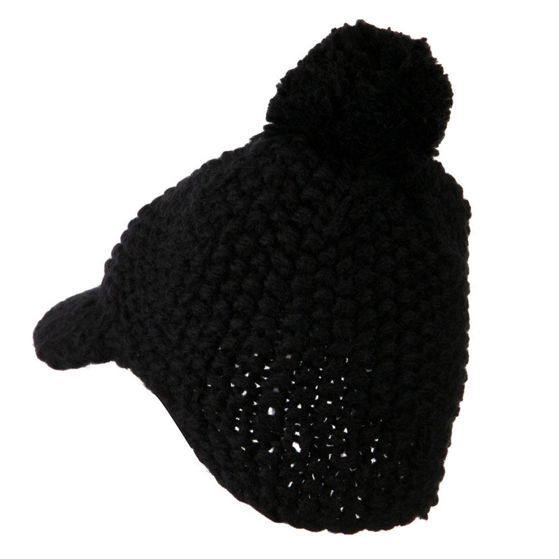 Woman's Wool Knit Blend Beanie
