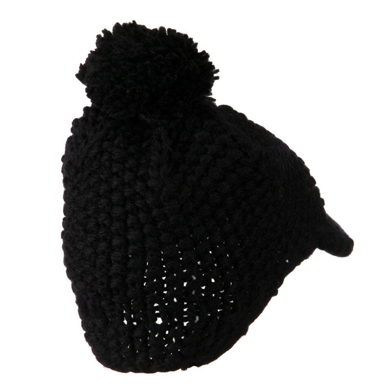 Woman's Wool Knit Blend Beanie