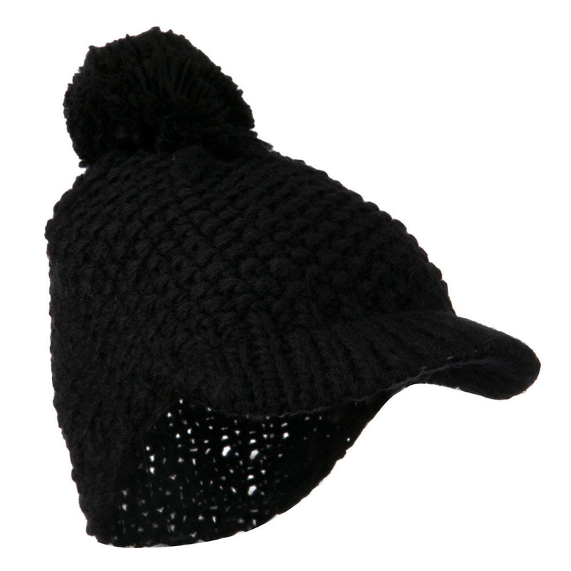 Woman's Wool Knit Blend Beanie