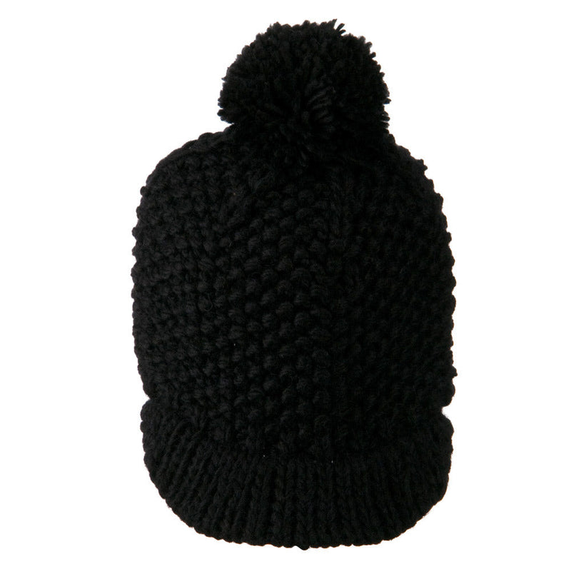 Woman's Wool Knit Blend Beanie