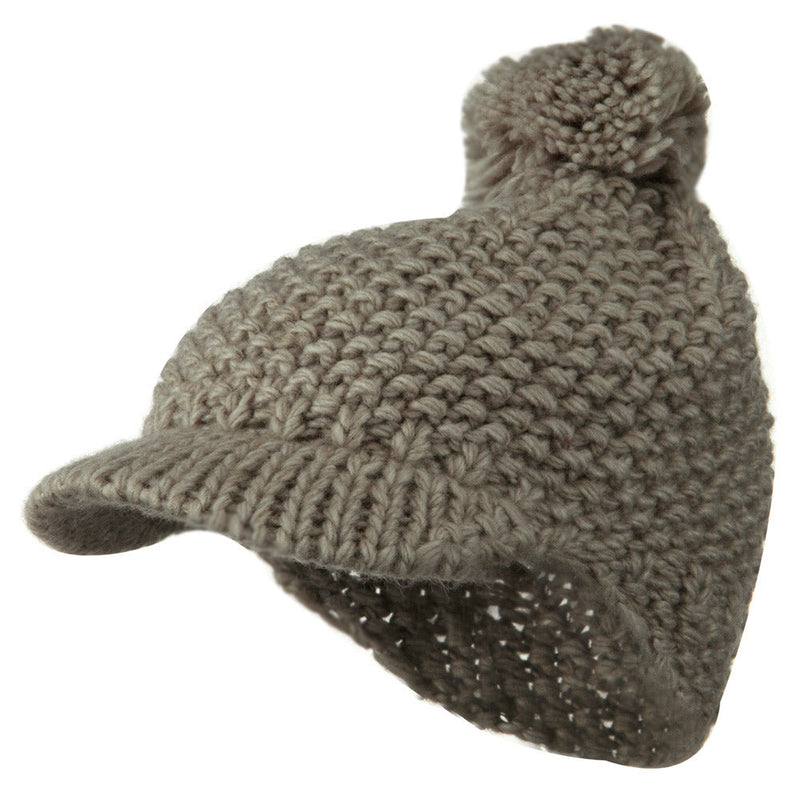 Woman's Wool Knit Blend Beanie