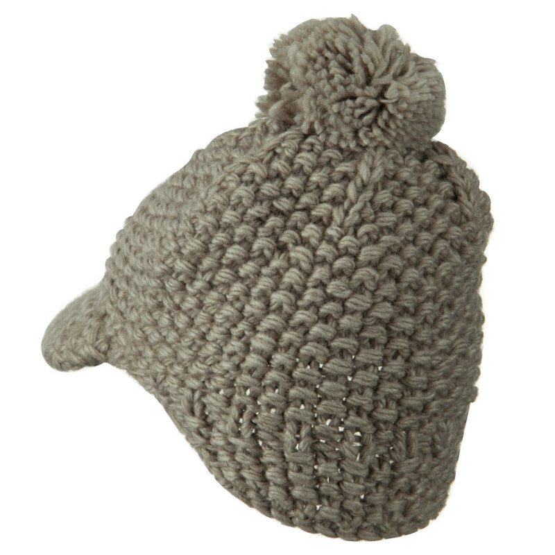 Woman's Wool Knit Blend Beanie