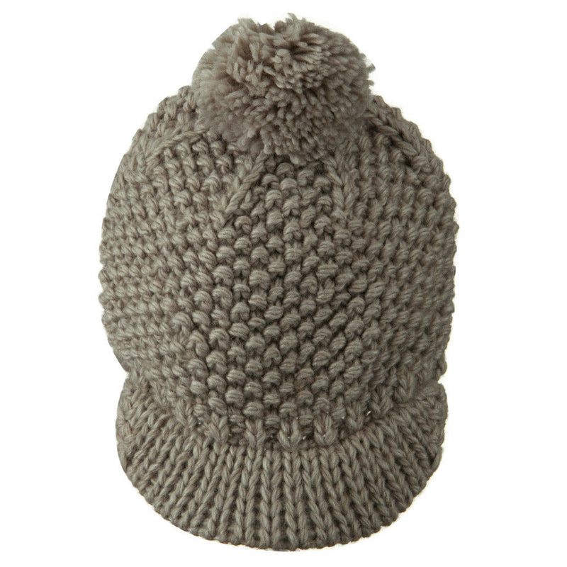 Woman's Wool Knit Blend Beanie