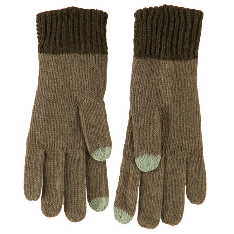 Women's Acrylic Knit Texting Bow Glove