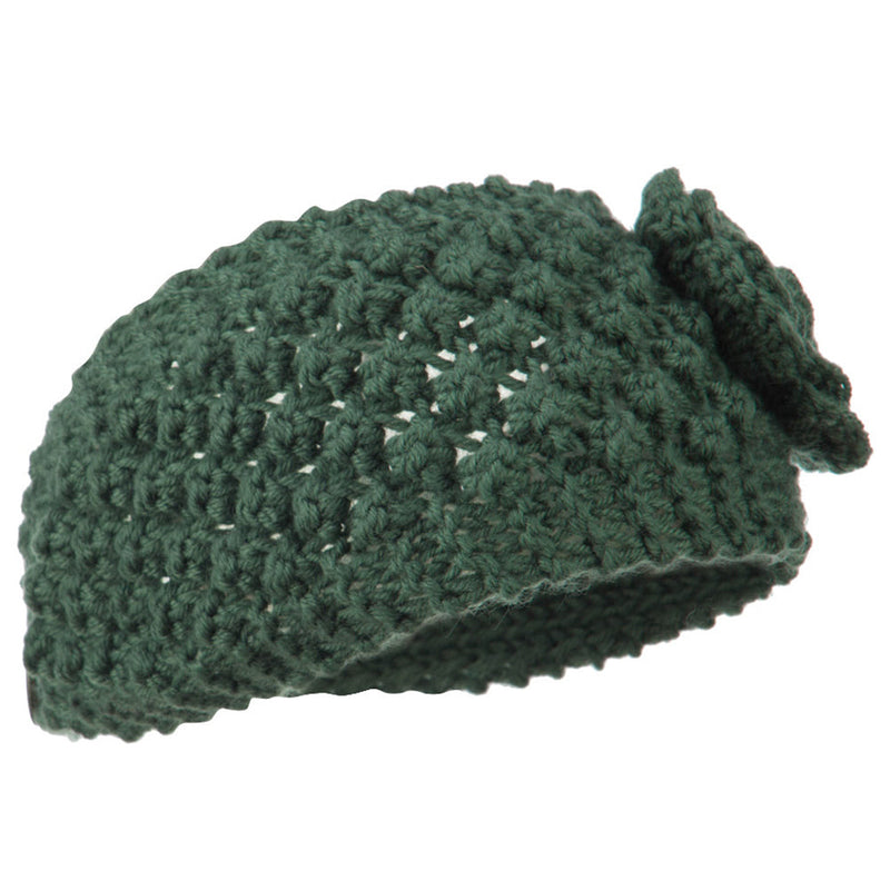 Women's Knit Flower Acrylic Head Band