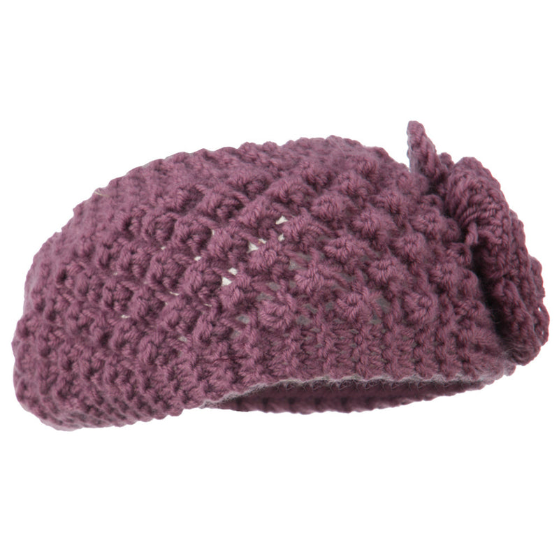 Women's Knit Flower Acrylic Head Band