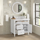 James Martin Lorelai 36" Single Bathroom Vanity, Bright White