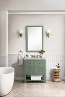 James Martin Breckenridge 30" Single Bathroom Vanity, Smokey Celadon