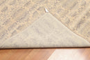 6' x 9' Hand Knotted Damask Design 100% Wool Area rug Beige