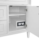 James Martin Lorelai 36" Single Bathroom Vanity, Bright White