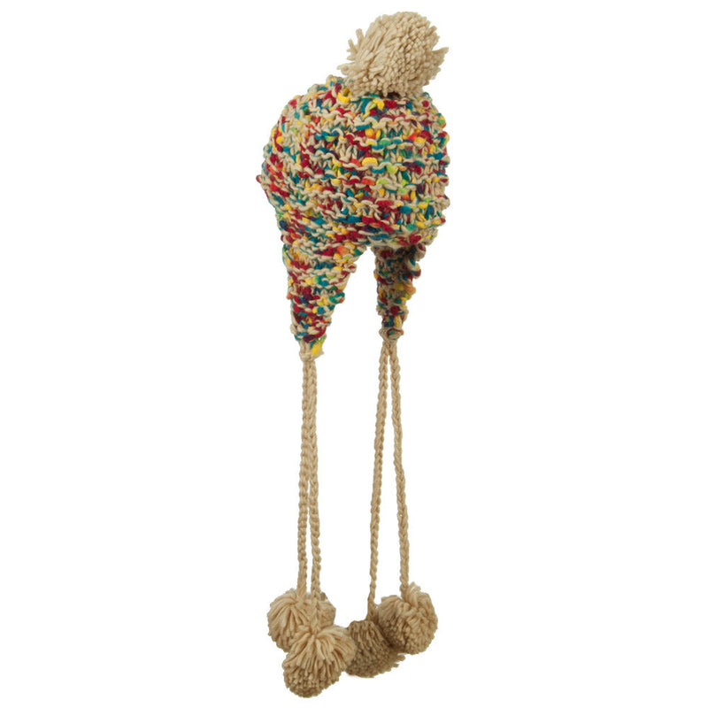 Women's Multi-Color Acrylic Trapper Hat