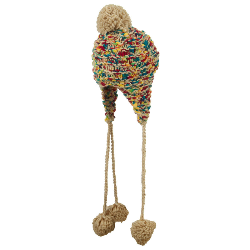 Women's Multi-Color Acrylic Trapper Hat