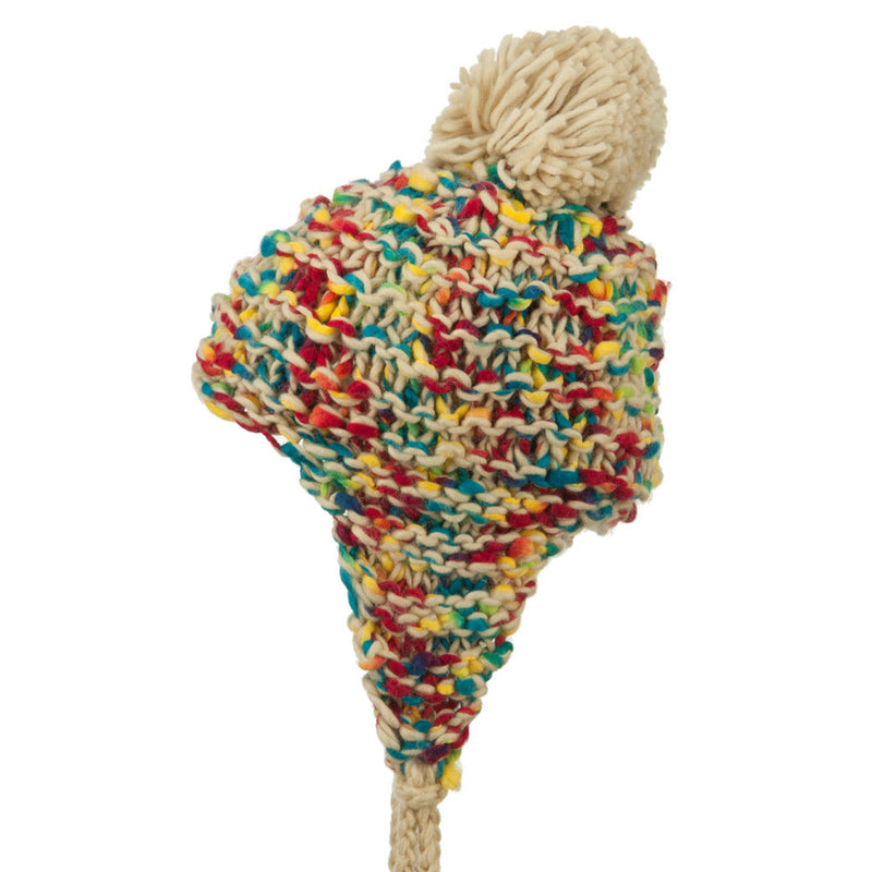 Women's Multi-Color Acrylic Trapper Hat