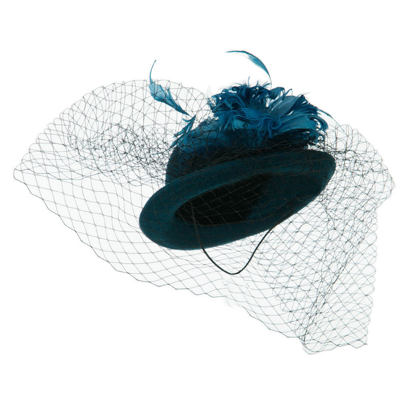 Mini Wool Bowler Fascinator