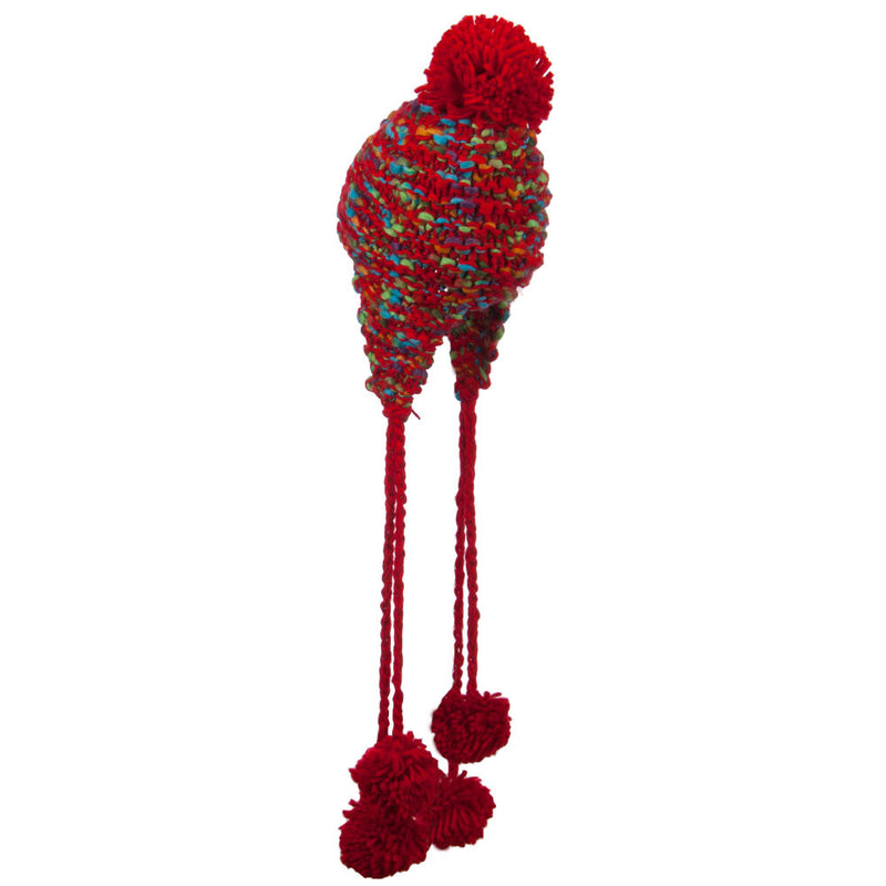 Women's Multi-Color Acrylic Trapper Hat