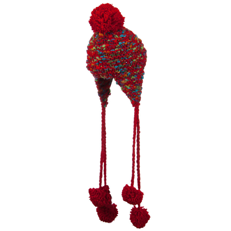 Women's Multi-Color Acrylic Trapper Hat