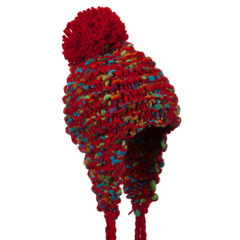 Women's Multi-Color Acrylic Trapper Hat