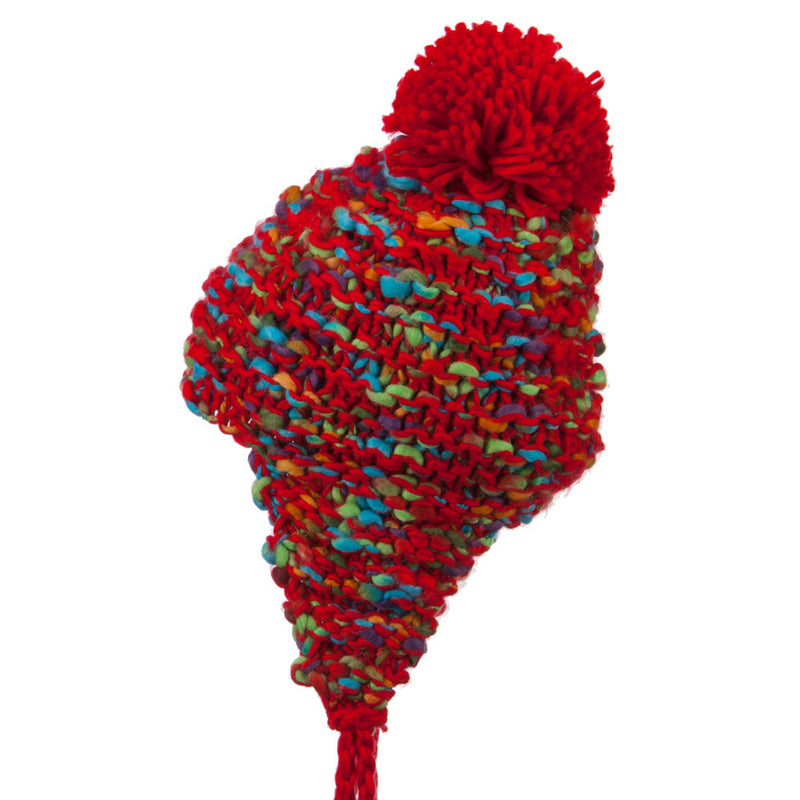 Women's Multi-Color Acrylic Trapper Hat