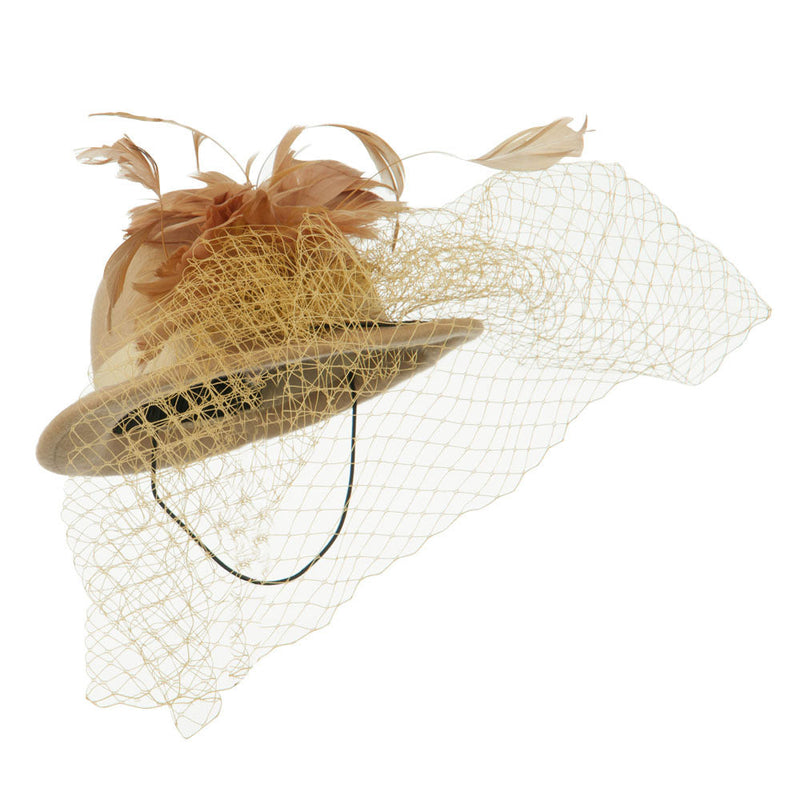 Mini Wool Bowler Fascinator