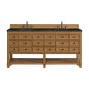 James Martin Malibu 72" Double Bathroom Vanity, Amber Birch