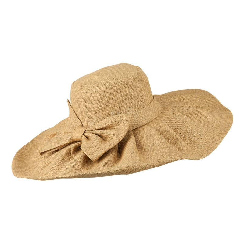 Women's Woven Paper Bow Hat