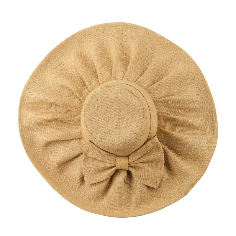 Women's Woven Paper Bow Hat