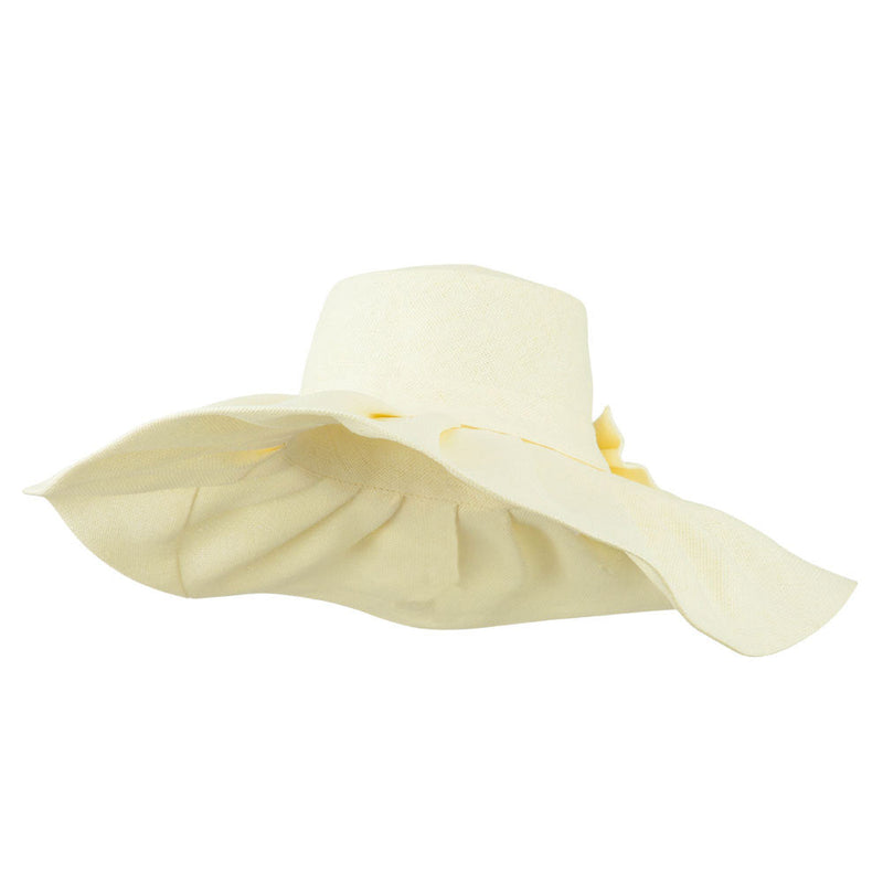 Women's Woven Paper Bow Hat