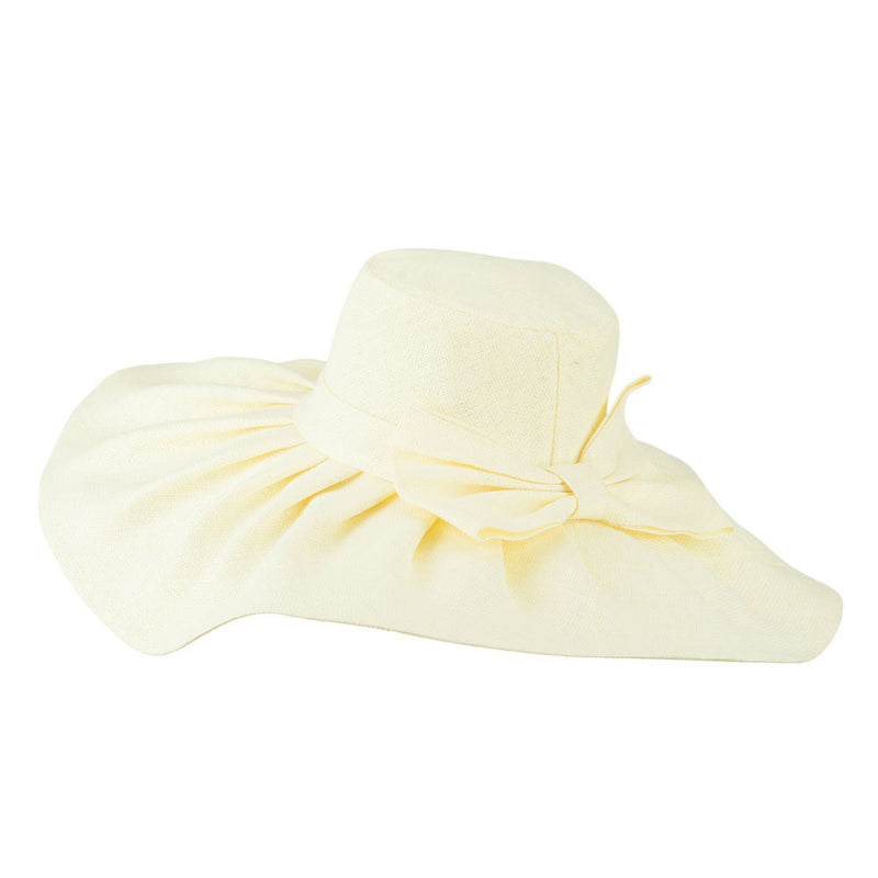 Women's Woven Paper Bow Hat