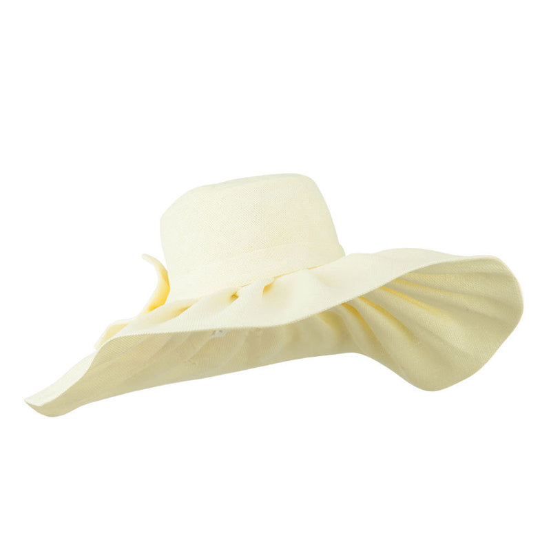 Women's Woven Paper Bow Hat