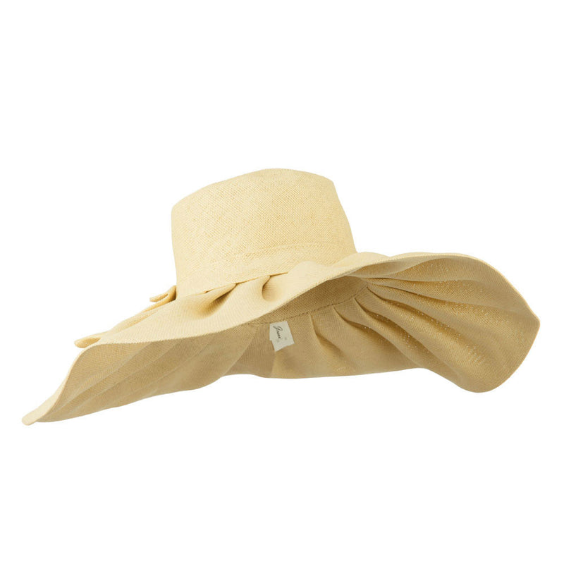 Women's Woven Paper Bow Hat