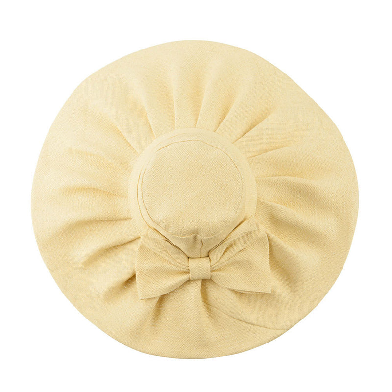 Women's Woven Paper Bow Hat
