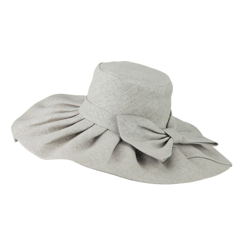 Women's Woven Paper Bow Hat