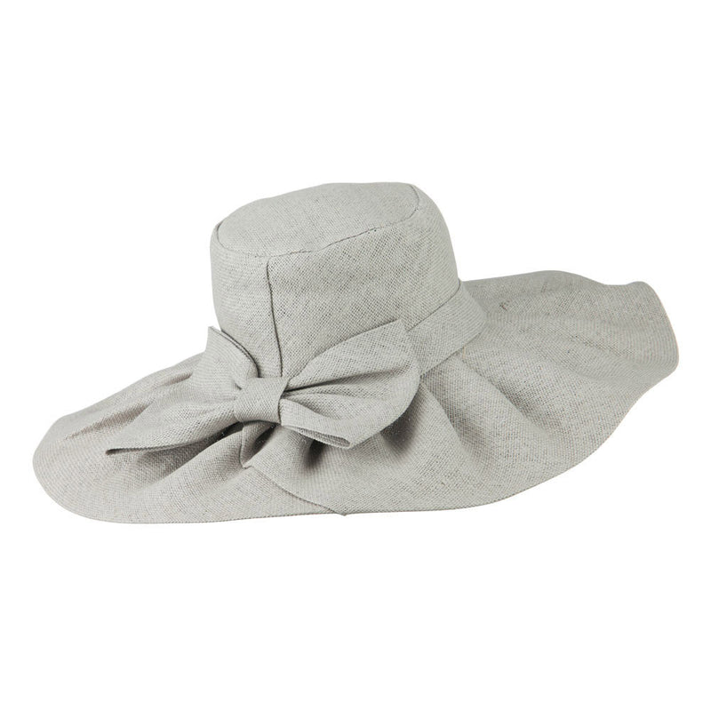 Women's Woven Paper Bow Hat