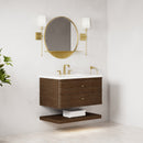 James Martin Allamari 36" Floating Single Bathroom Vanity, Sable