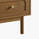 James Martin Laurent 36" Dual Mount Single Bathroom Vanity, Honey Oak
