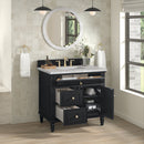 James Martin Lorelai 36" Single Bathroom Vanity, Black Onyx