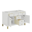 James Martin Chicago 48" Single Bathroom Vanity, Glossy White