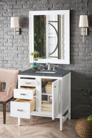 James Martin Addison 30" Single Bathroom Vanity, Glossy White