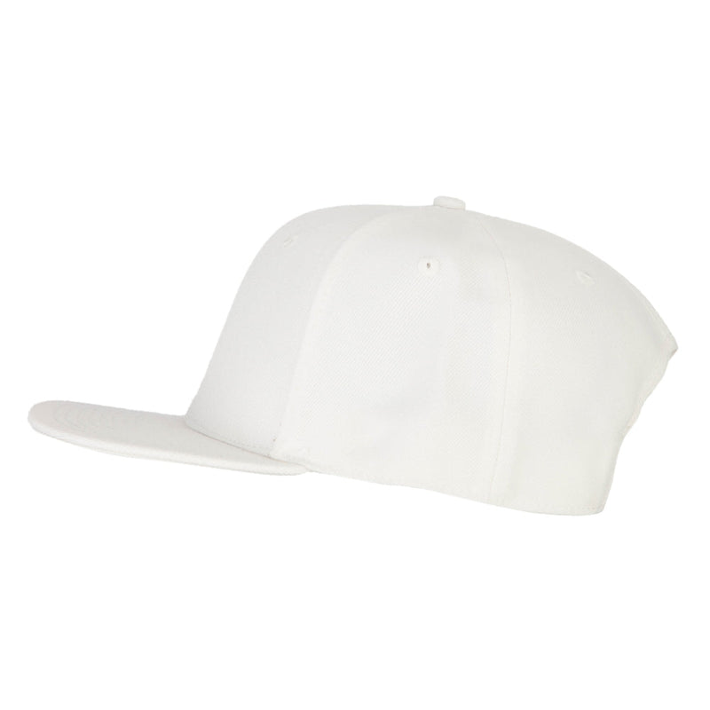Wool Blend Flat Bill Snapback Cap