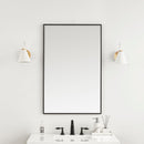 James Martin Rohe 26" Mirror, Matte Black