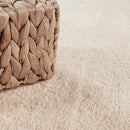Soft Area Rug with Anti-Slip Backing Washable - Beige