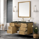 James Martin Laurent 48" Dual Mount Single Bathroom Vanity, Light Natural Oak
