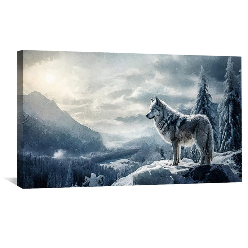 Wolf Gaze Canvas