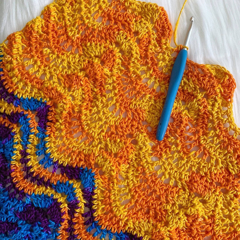 Wonderful Waves Wrap Crochet Kit