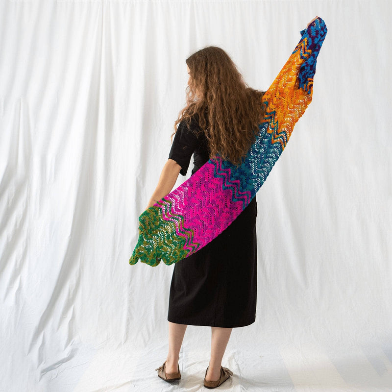 Wonderful Waves Wrap Crochet Pattern