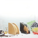 Wood & black barista filter storage box kitchen coffee accessory by Decorbites