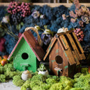 Wood Craft Bird's House Ornament