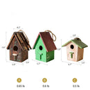 Wood Craft Bird's House Ornament