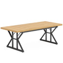 Wood Dining Table, Farmhouse 70.8" Kitchen Table for 6 People